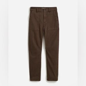 Madewell The Darted Barrel Leg Pant 27 NWT